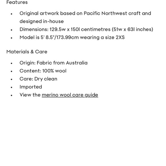 NEW Aritzia Wilfred Diamond Mosaic Reversible Wool Scarf in Peniche wBorder NWOT - Picture 5 of 12